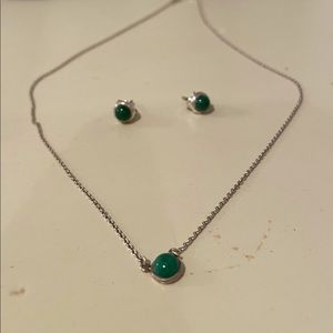 Tiffany and co sterling silver jewelry set.